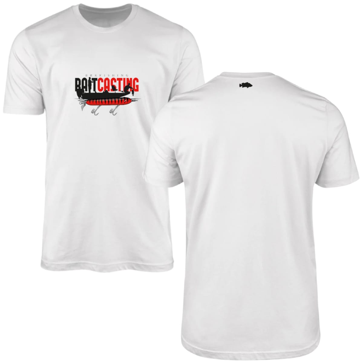 Camiseta de Pesca Brk Fishing Bait Casting com Algodão Premium
