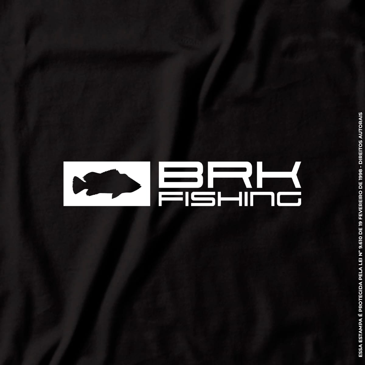 Camiseta de Pesca Brk Fishing Basica com Algodão Premium