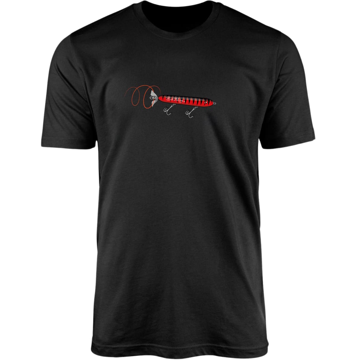 Camiseta de Pesca Brk Fishing Isca Artificial Realista com Algodão Premium