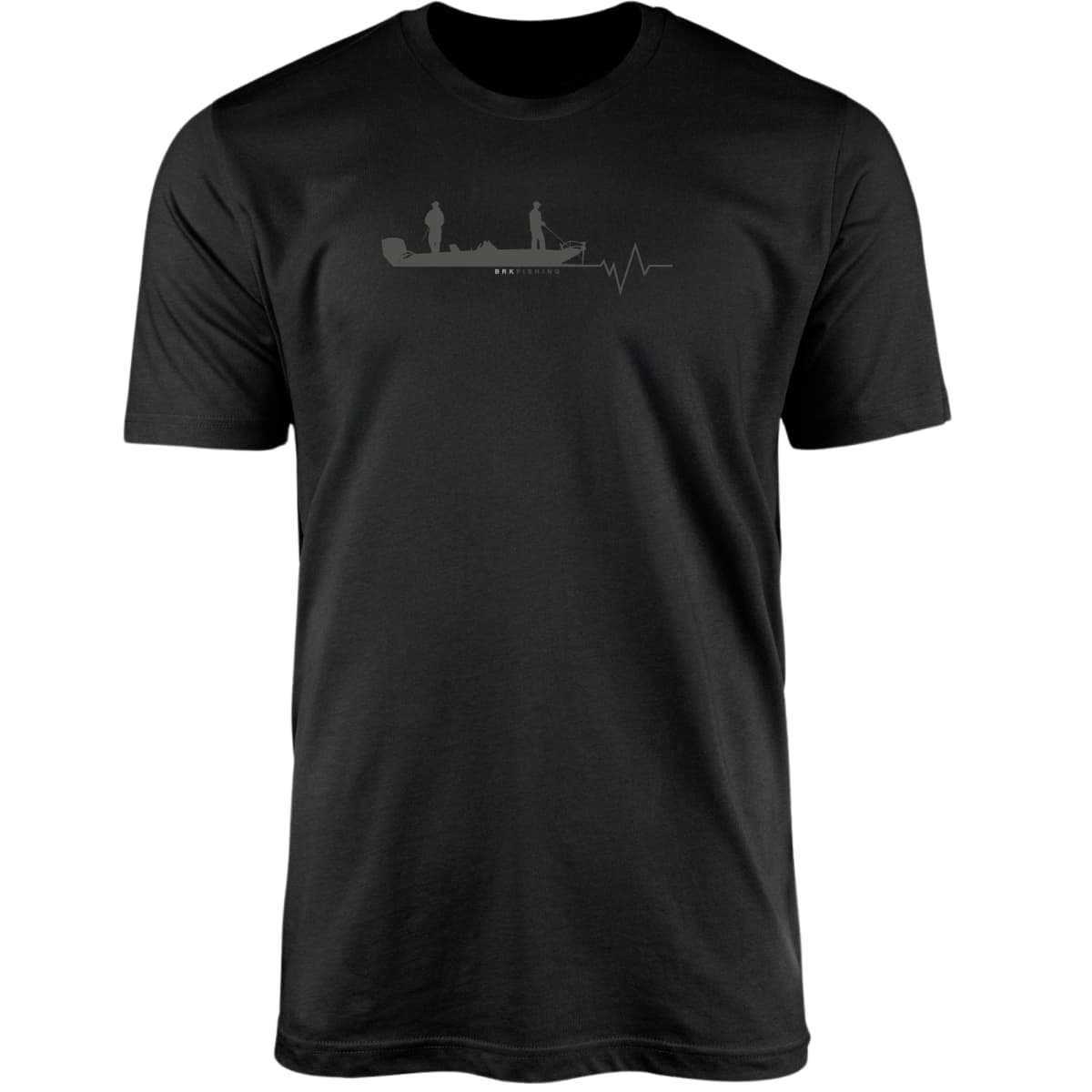 Camiseta de Pesca Brk Fishing Pescadores linha de Batimento Cadíaco com Algodão Premium