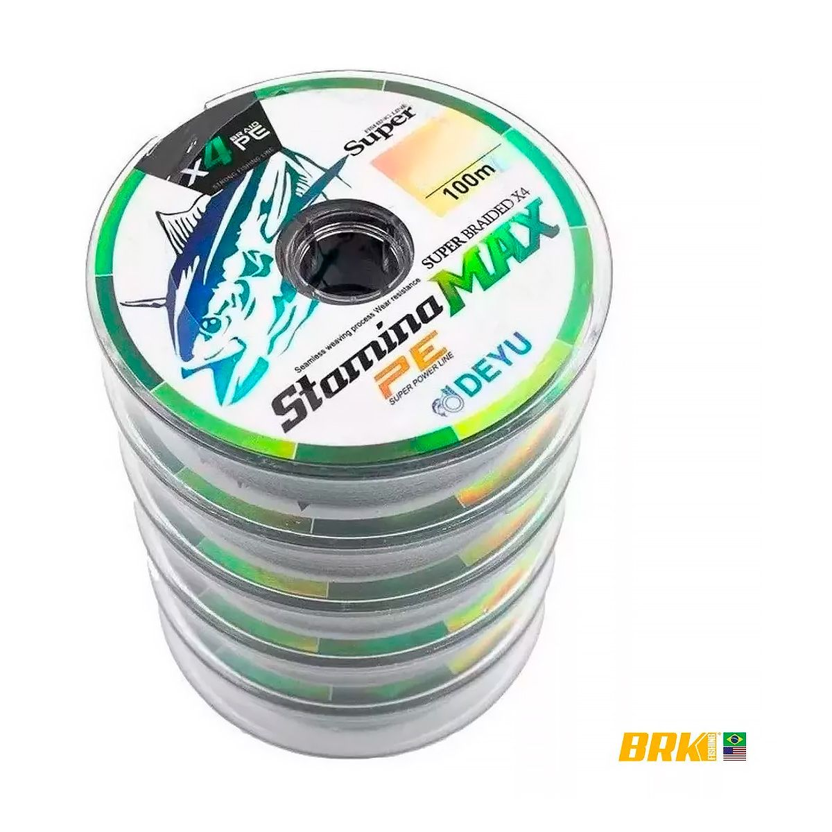 Linha de Pesca Multifilamento Deyu 4X 100m