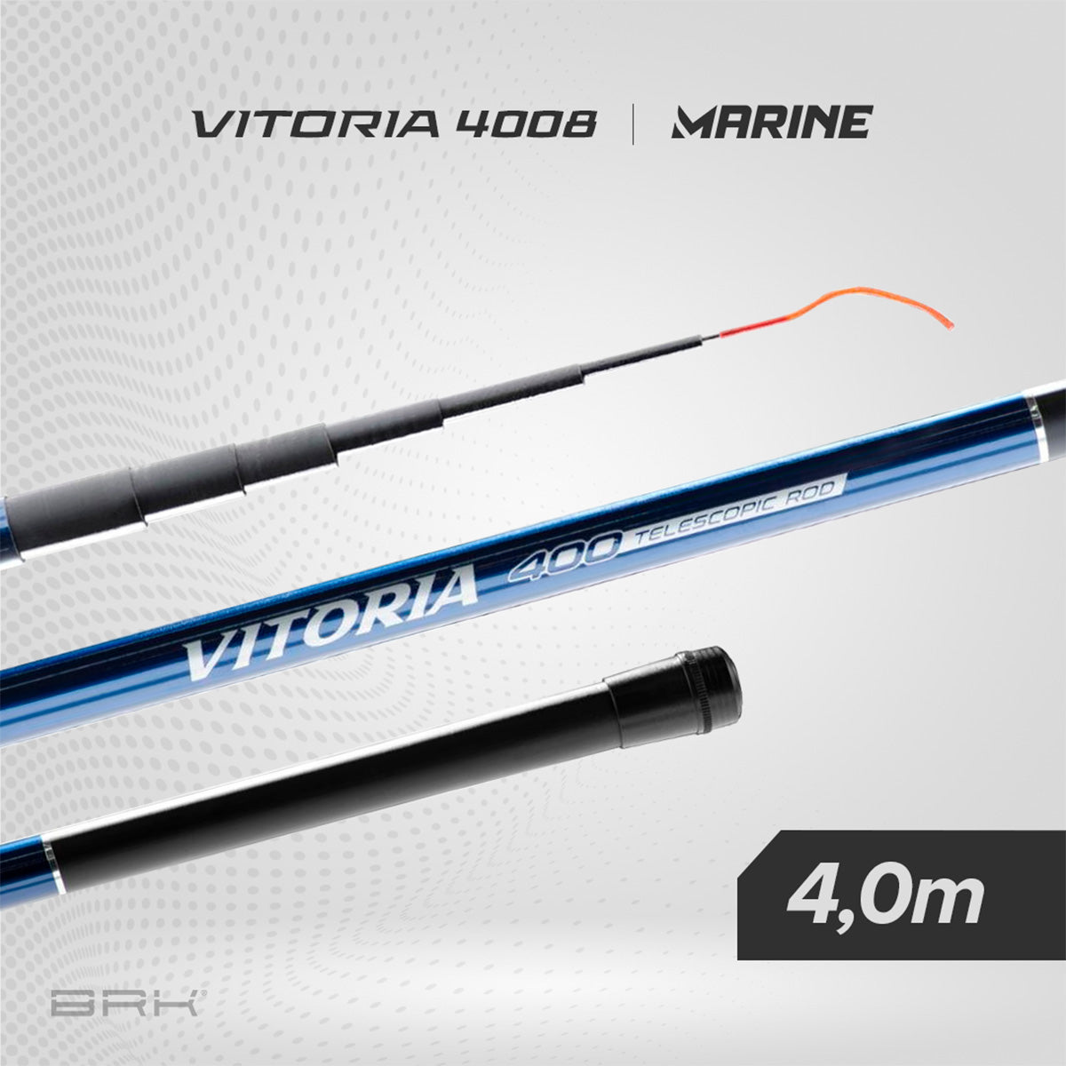Vara de Pesca Marine Sports Telescópica Vitoria 4008 4,0m - Mão