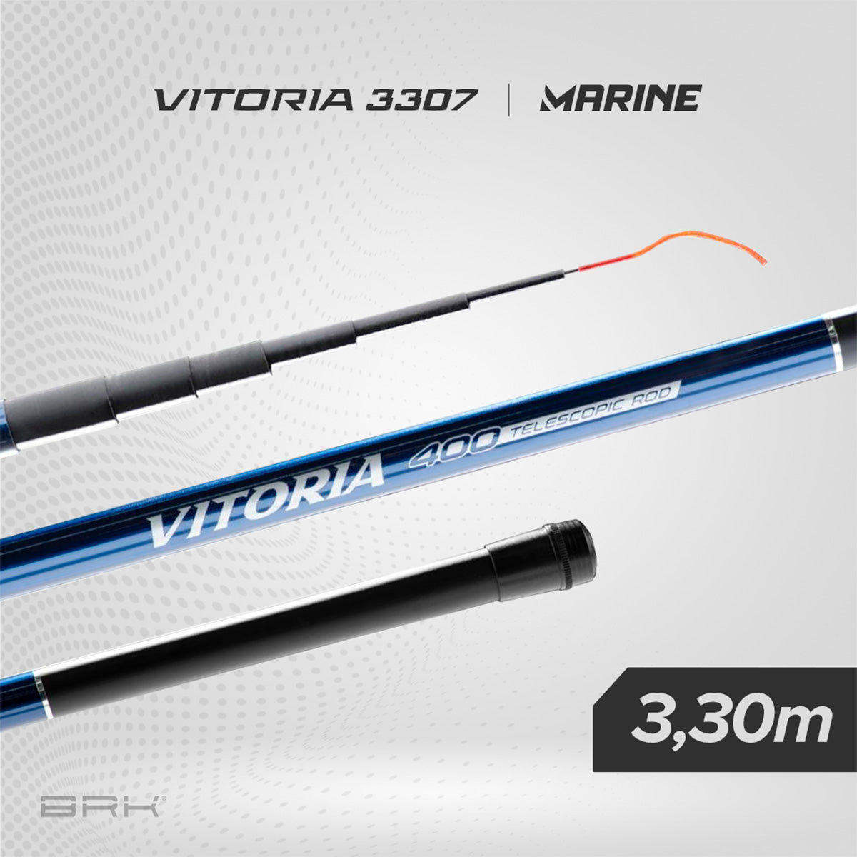 Vara de Pesca Marine Sports Telescópica Vitoria 3307 3,30m - Mão