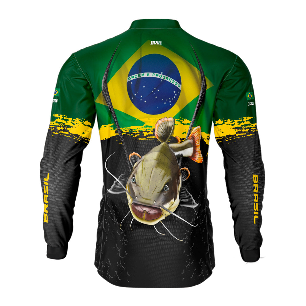 Camisa Masculina Brk Pirarara Brasil Proteção Solar UV50+