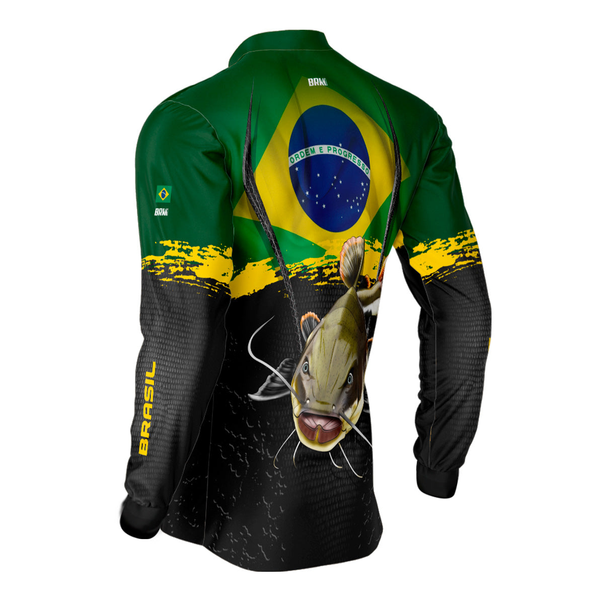 Camisa Masculina Brk Pirarara Brasil Proteção Solar UV50+