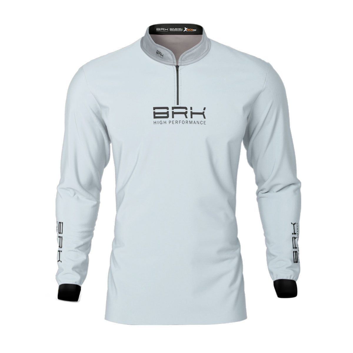 Camisa de Pesca Brk Offshore Gear Marlim Azul Claro com Proteção Solar UV50+