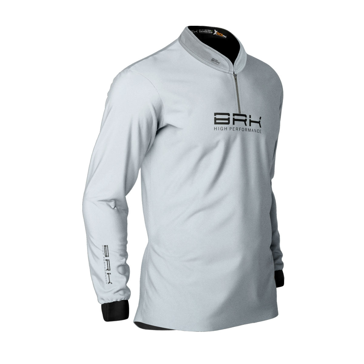 Camisa de Pesca Brk Offshore Gear Marlim Azul Claro com Proteção Solar UV50+