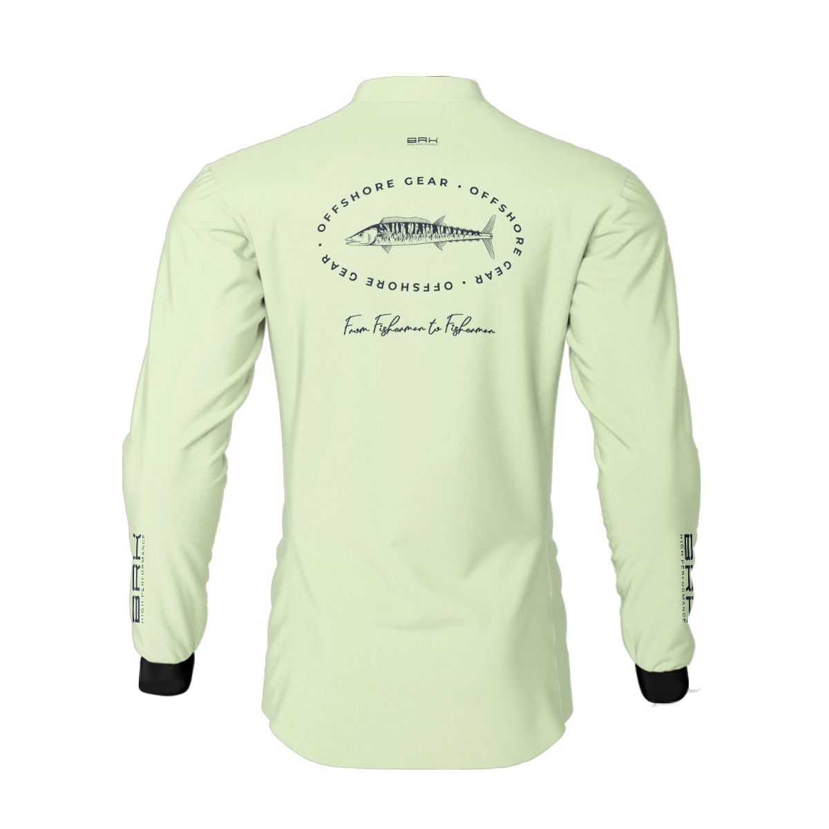 Camisa de Pesca Brk Offshore Gear Cavala Verde com Proteção Solar UV50+