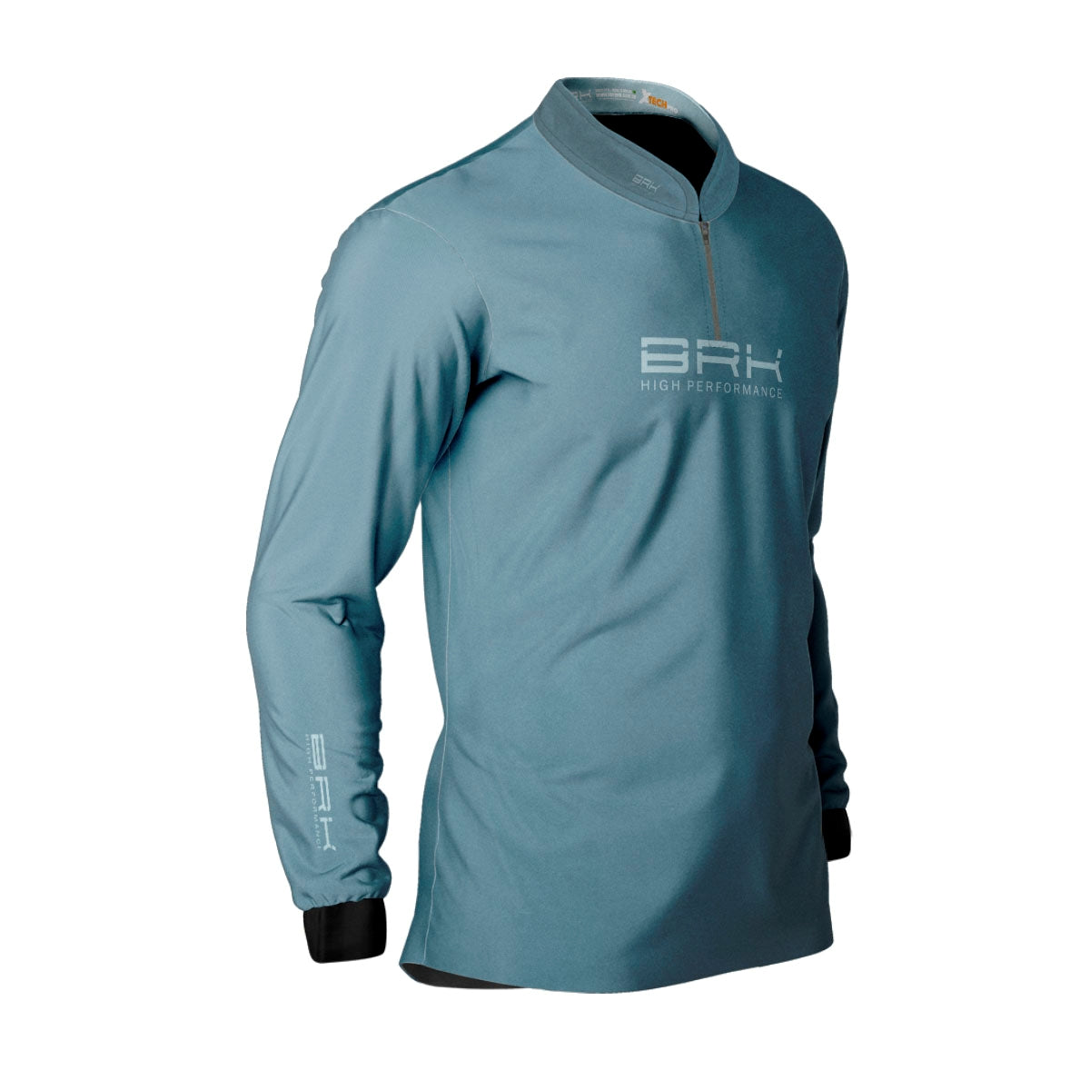 Camisa de Pesca Brk Offshore Gear Iscas Azul com Proteção Solar UV50+