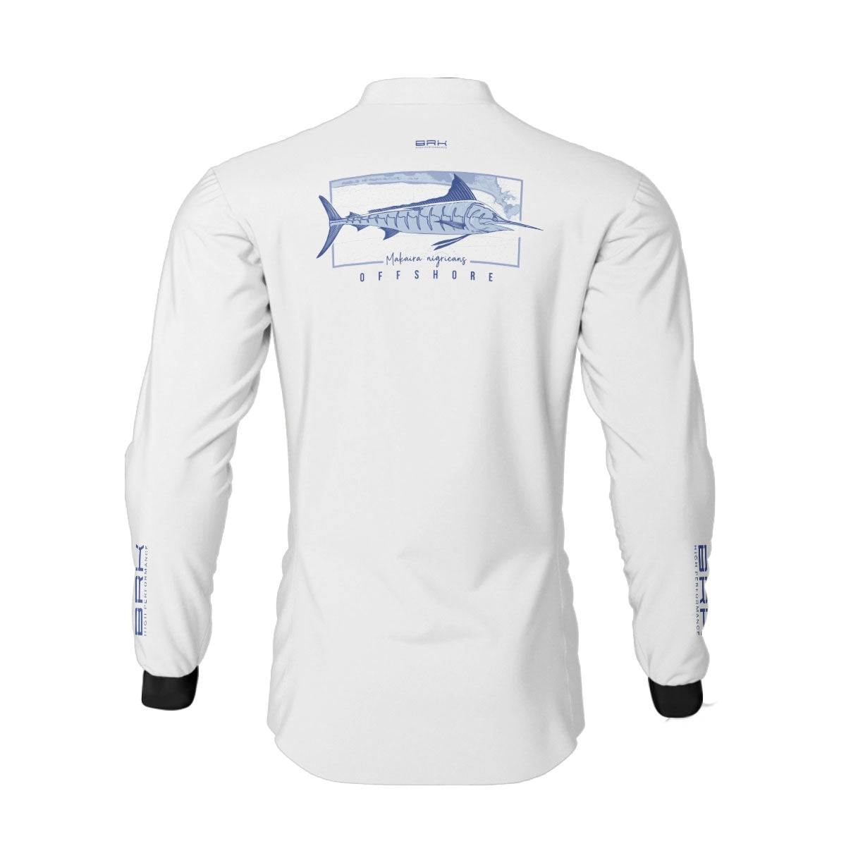 Camisa de Pesca Brk Marlim e Mapa Náutico com Proteção Solar UV50+