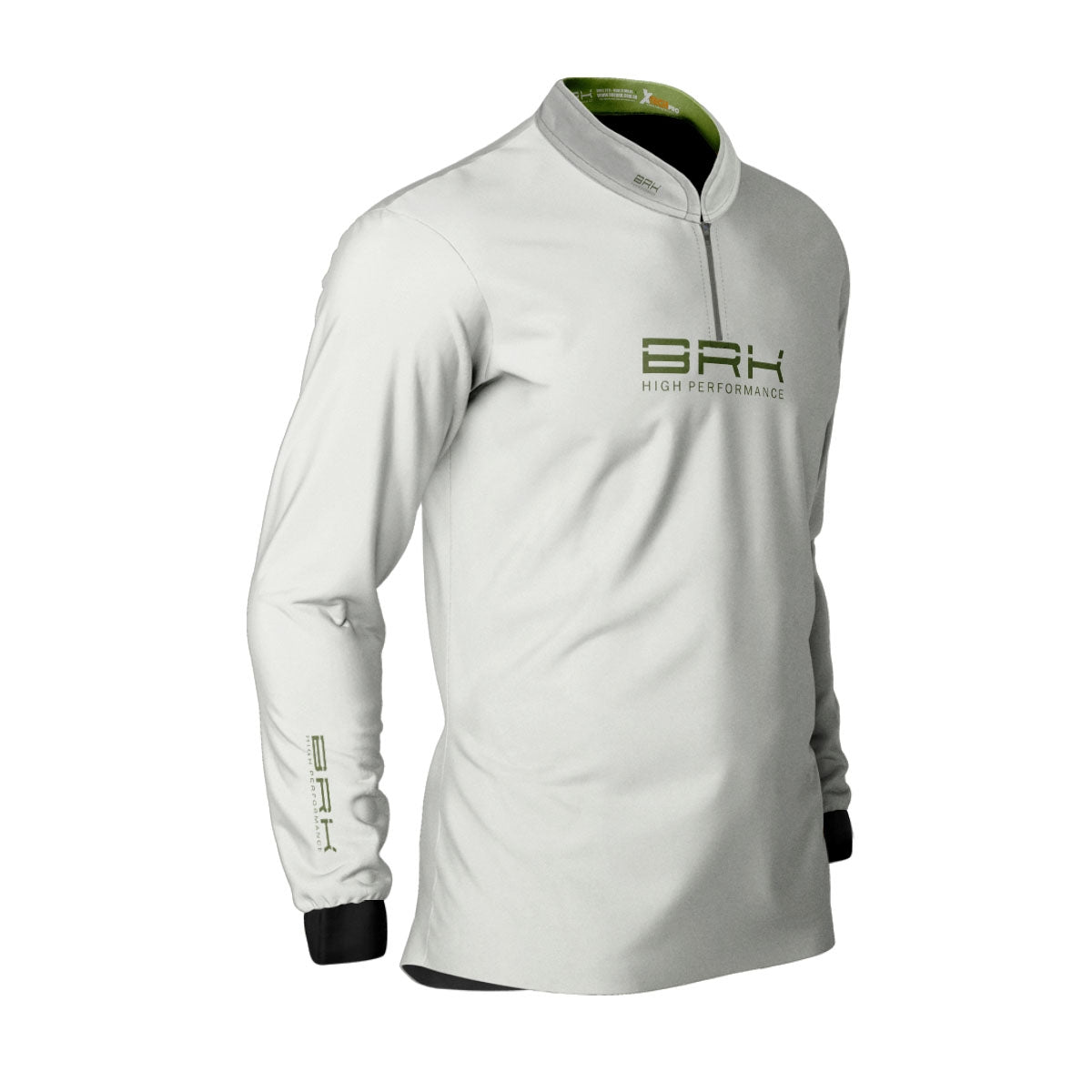 Camisa de Pesca Brk We Live for Adventure Dourado com Proteção Solar UV50+
