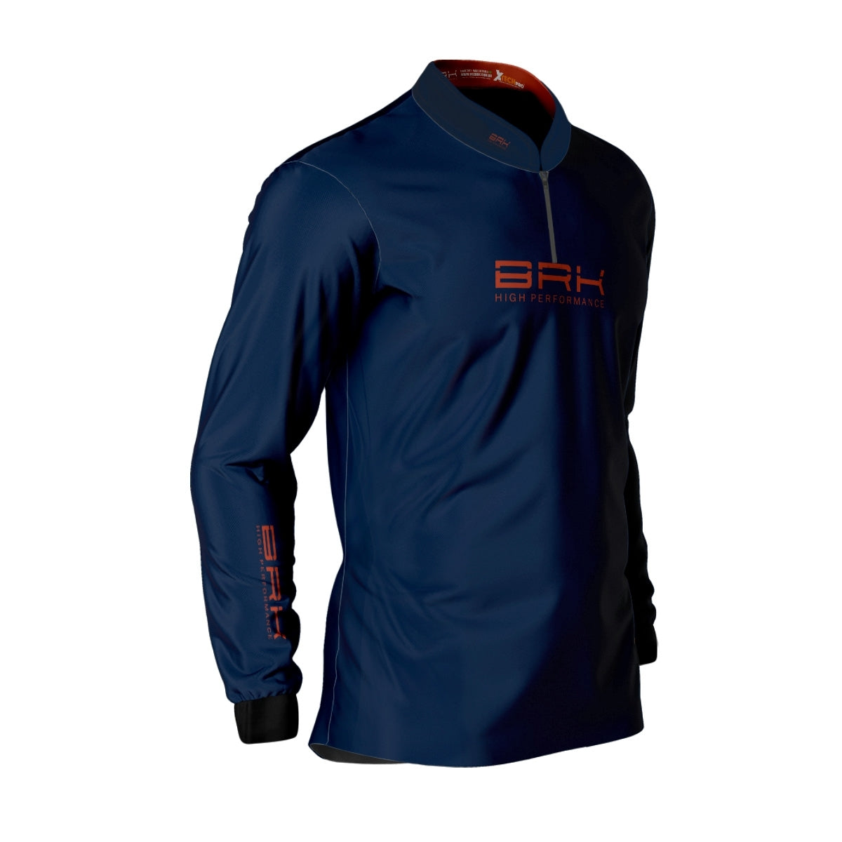 Camisa de Pesca Brk Fishing Club Vermelho com Proteção Solar UV50+