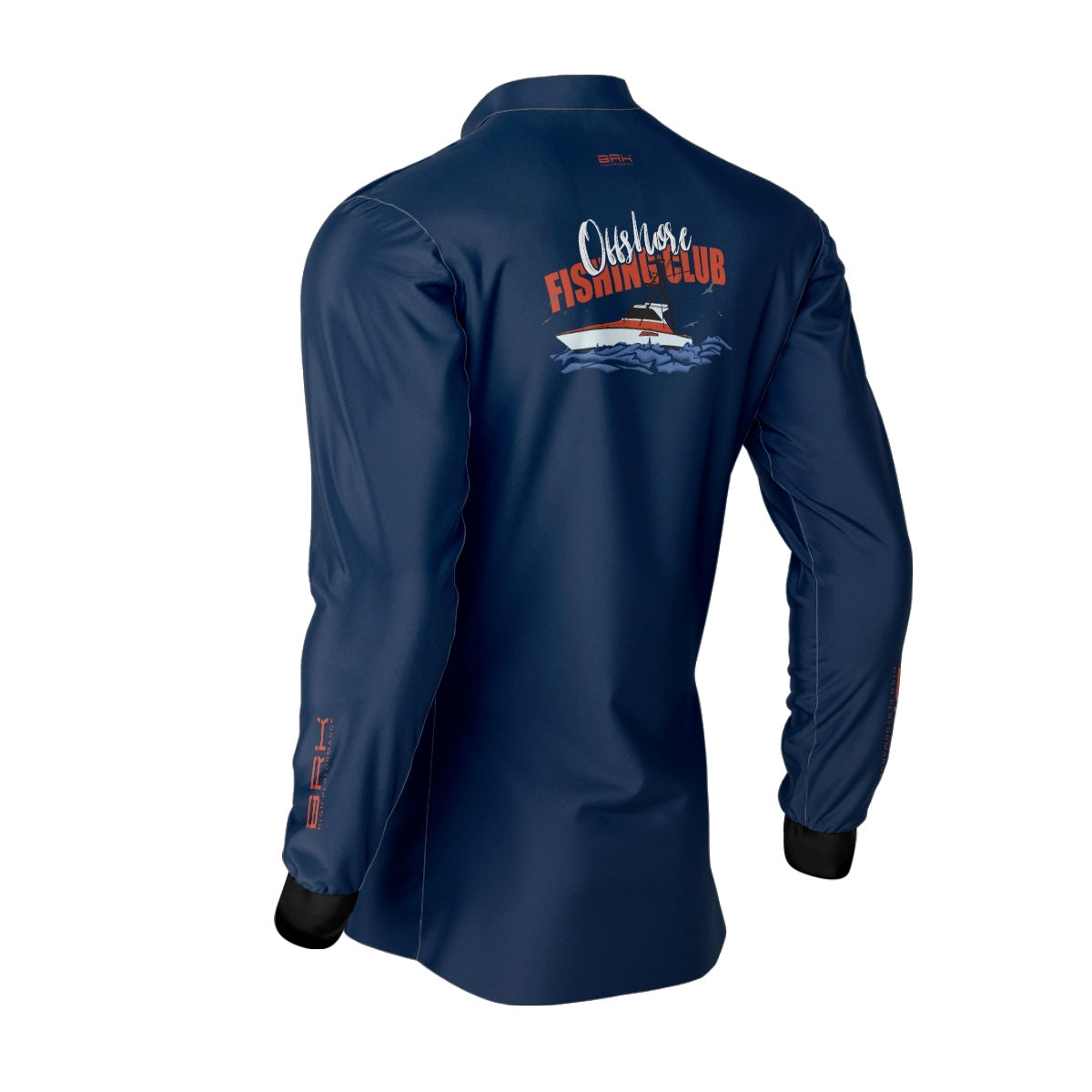 Camisa de Pesca Brk Fishing Club Vermelho com Proteção Solar UV50+