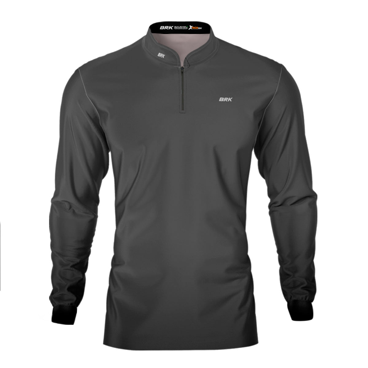 Camisa Agro Brk Unissex Basic Cinza com Proteção Solar UV50+