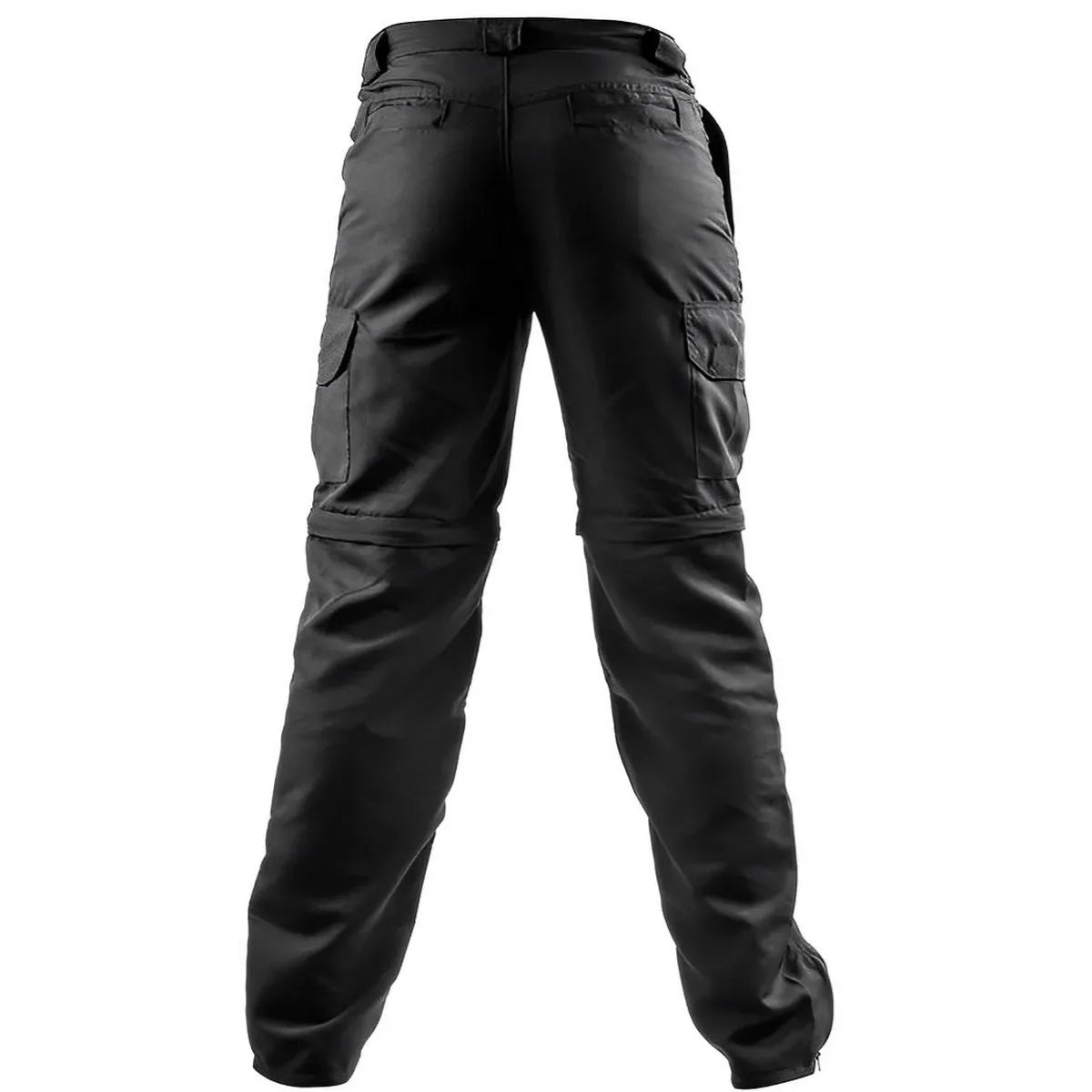 Calça Tática Brk Preta UV35+ (Vira Bermuda)