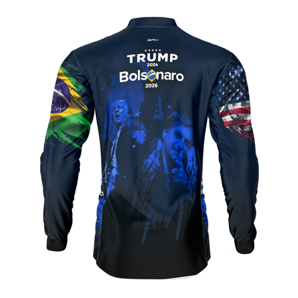 Camisa Agro Brk Trump e Bolsonaro com Proteção Solar UV50+