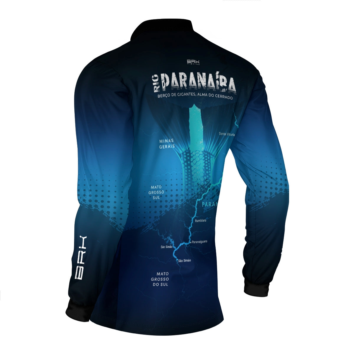 Camisa de Pesca Brk Rio Paranaíba com Proteção Solar UV50+