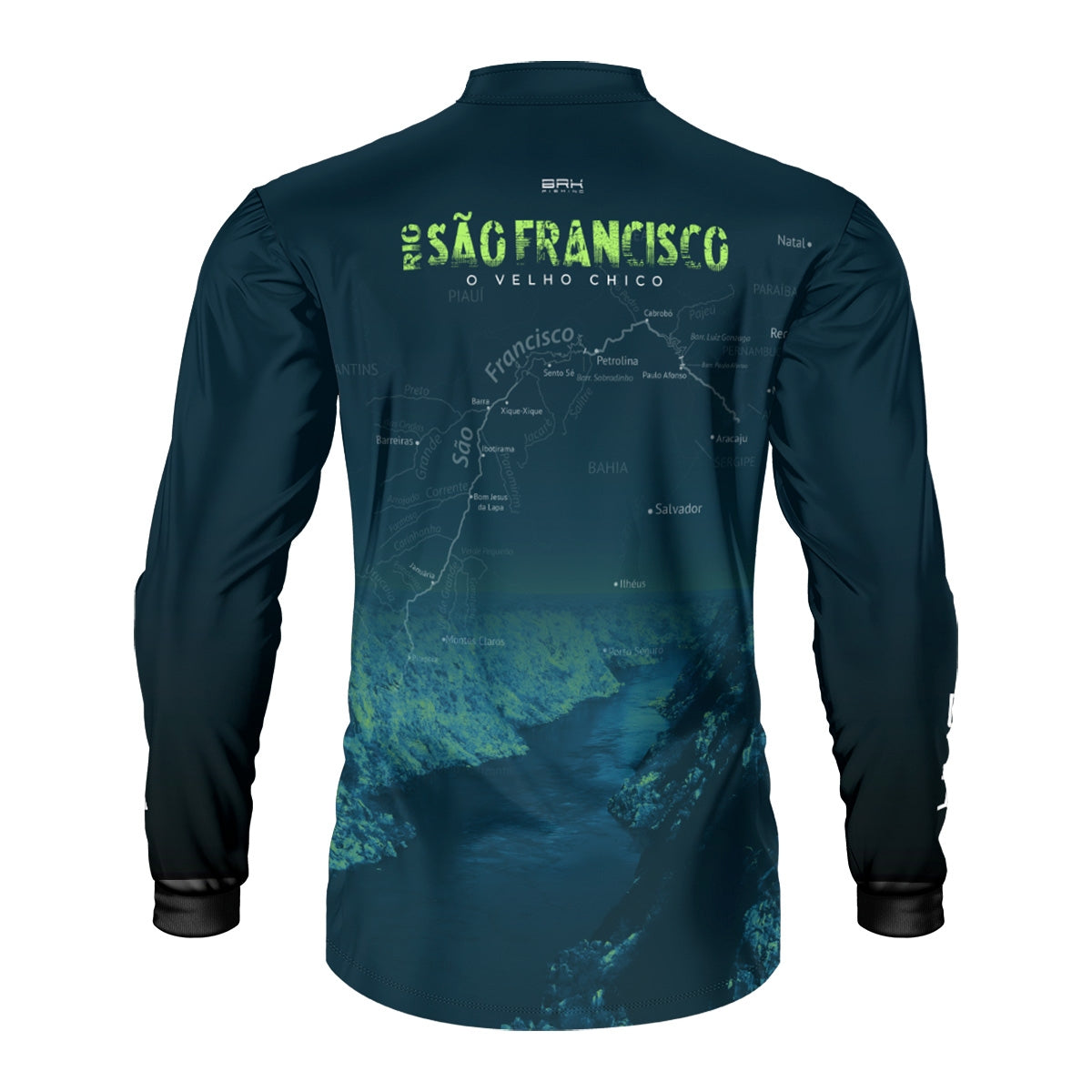 Camisa de Pesca Brk Rio São Francisco com Proteção Solar UV50+