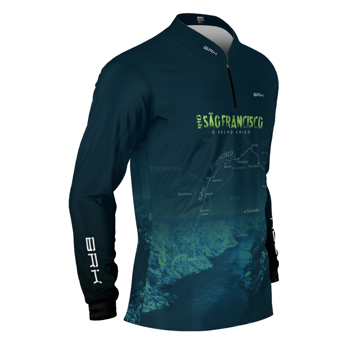 Camisa de Pesca Brk Rio São Francisco com Proteção Solar UV50+