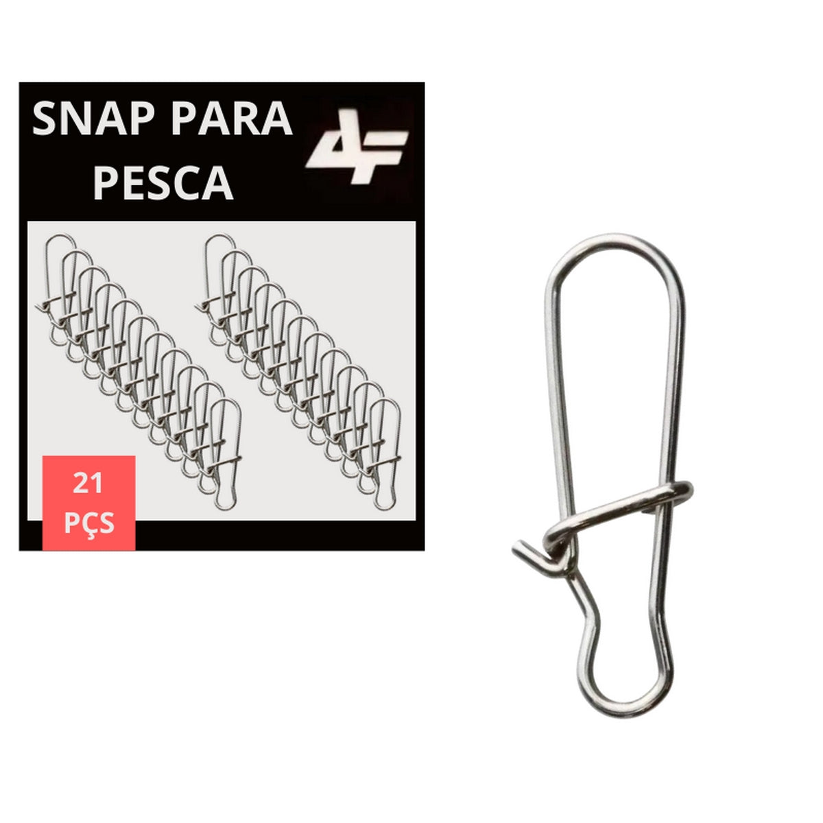 Snap Para Pesca Albatroz Fishing 21 Peças