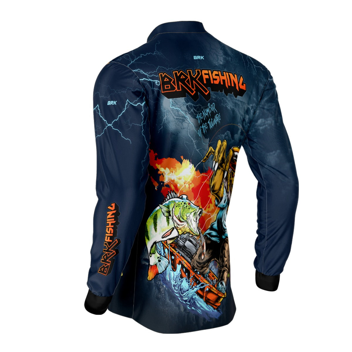 Camisa de Motociclismo Brk Iron Maiden com Proteção Solar UV50+