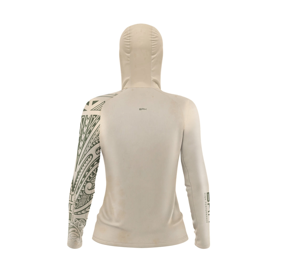 Camisa com Capuz Feminina Brk Maori Bege com Proteção Solar UV50+