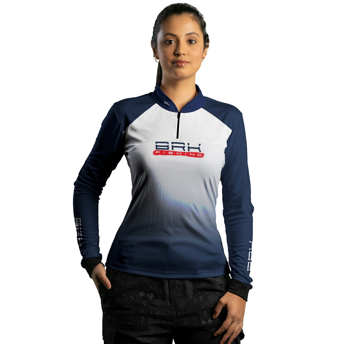 Camisa de Pesca Feminina Brk Tucunaré Born to Fish com Proteção UV50+