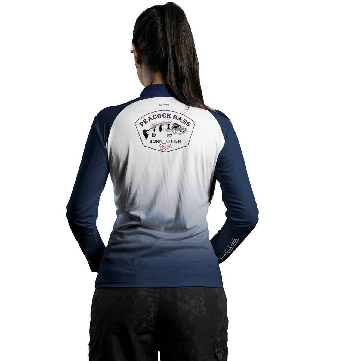 Camisa de Pesca Feminina Brk Tucunaré Born to Fish com Proteção UV50+