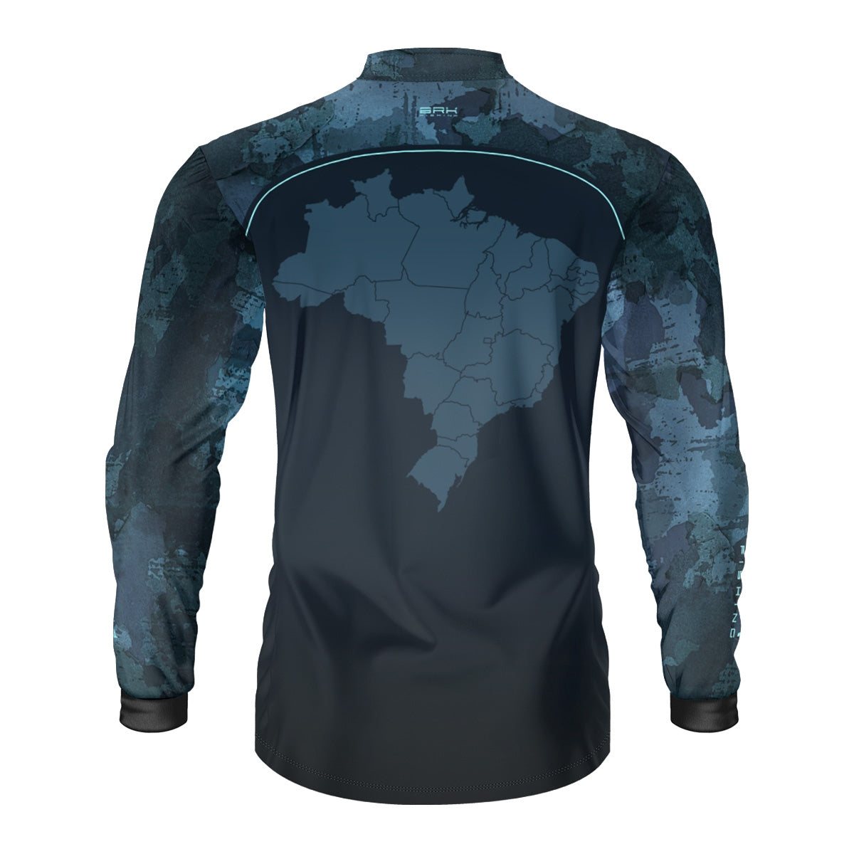 Camisa Agro Brk Camo Mapa Mundi com Proteção UV50+