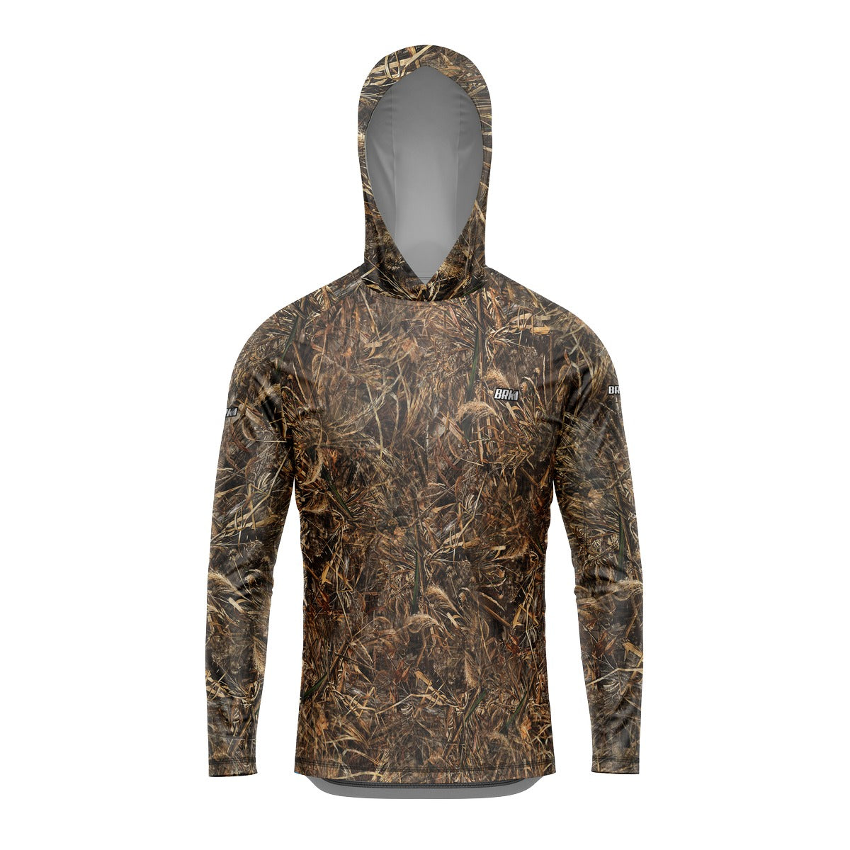 Camisa de Pesca com Capuz Brk Real Tree com Proteção Solar UV50+
