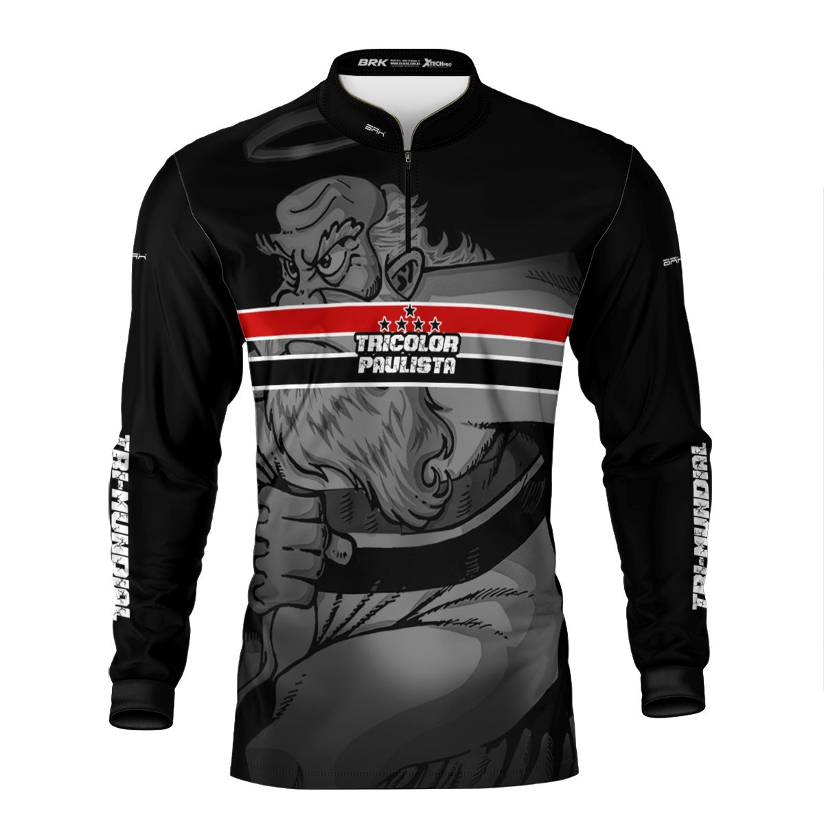 Camisa de Time Brk Tricolor Paulista com Proteção Solar UV50+