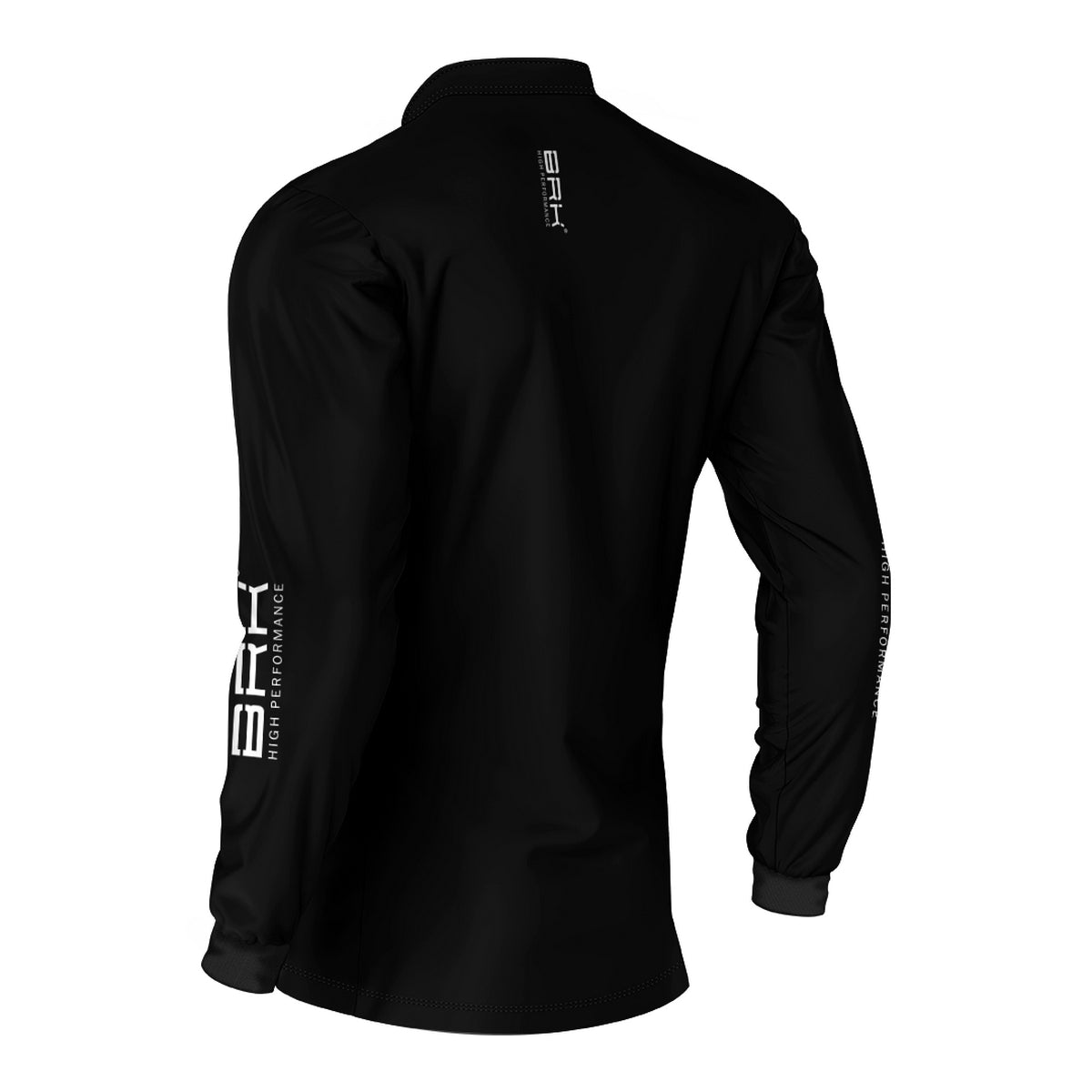 Camisa de Pesca Brk Básica Preta com Proteção Solar UV50+