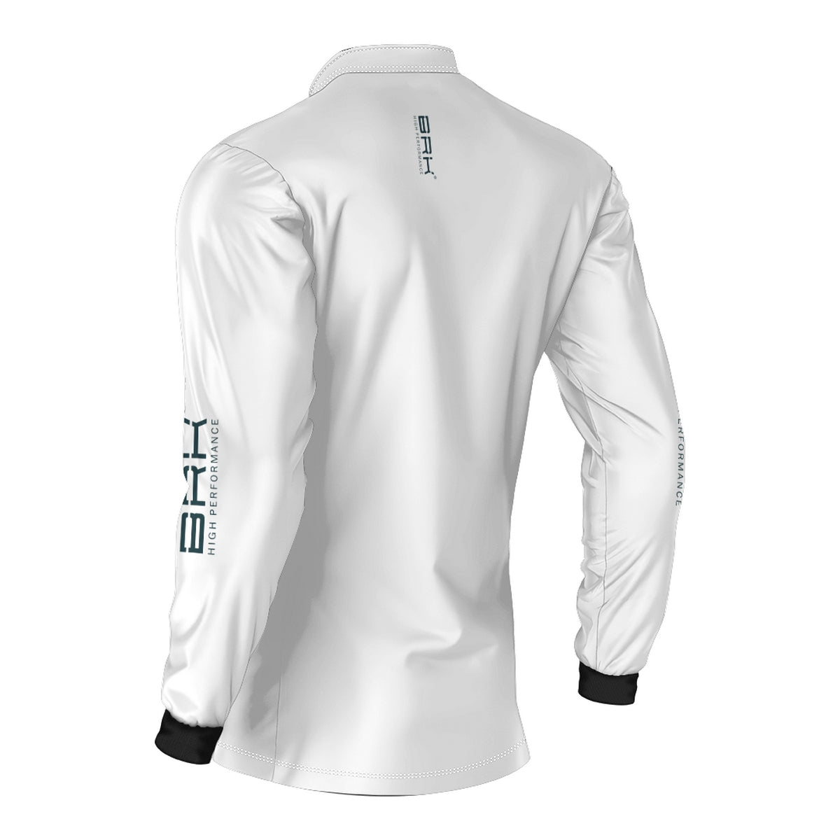 Camisa de Pesca Brk Básica Branca com Proteção Solar UV50+