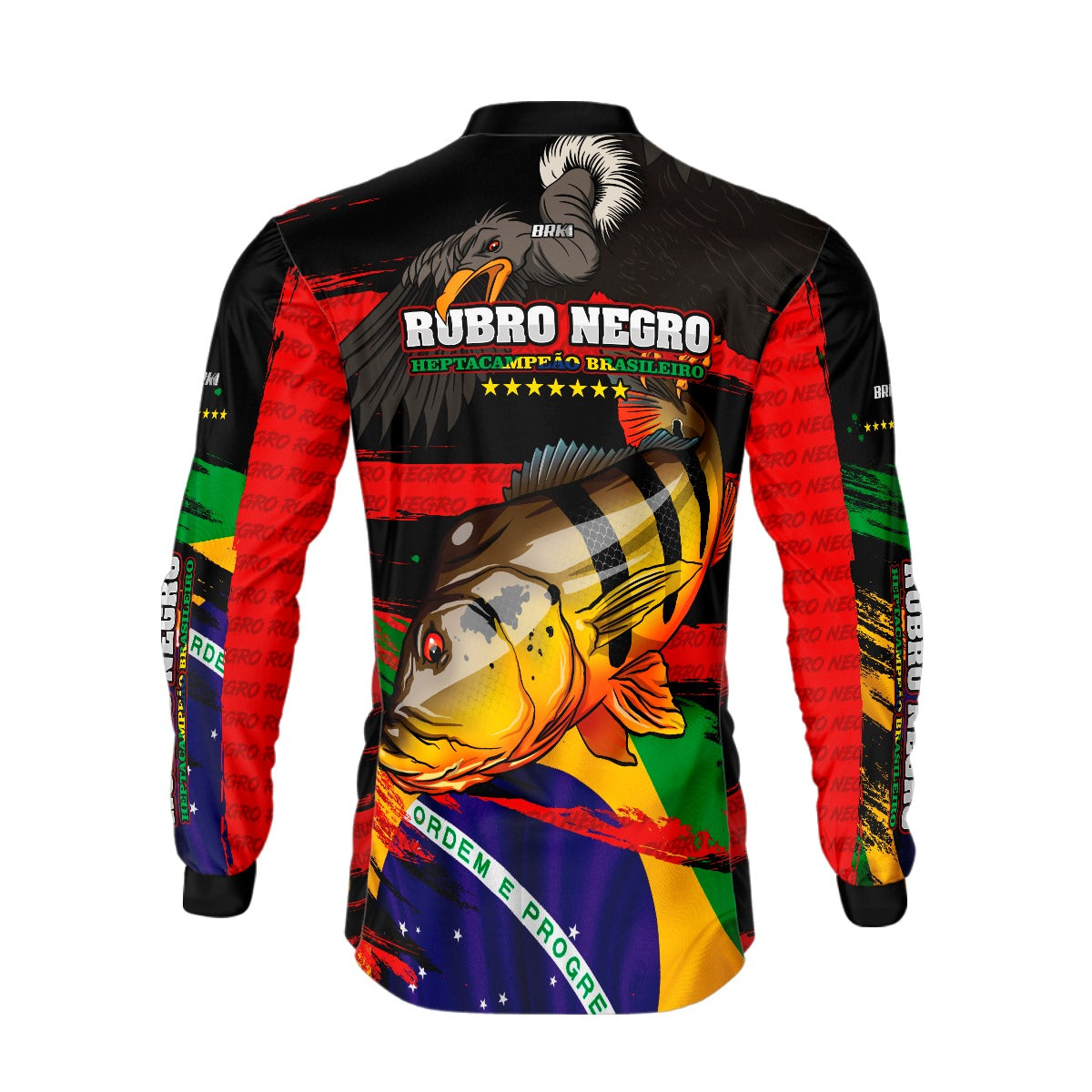 Camisa de Pesca Brk Tucunaré Açu  Futebol 90 com UV50+