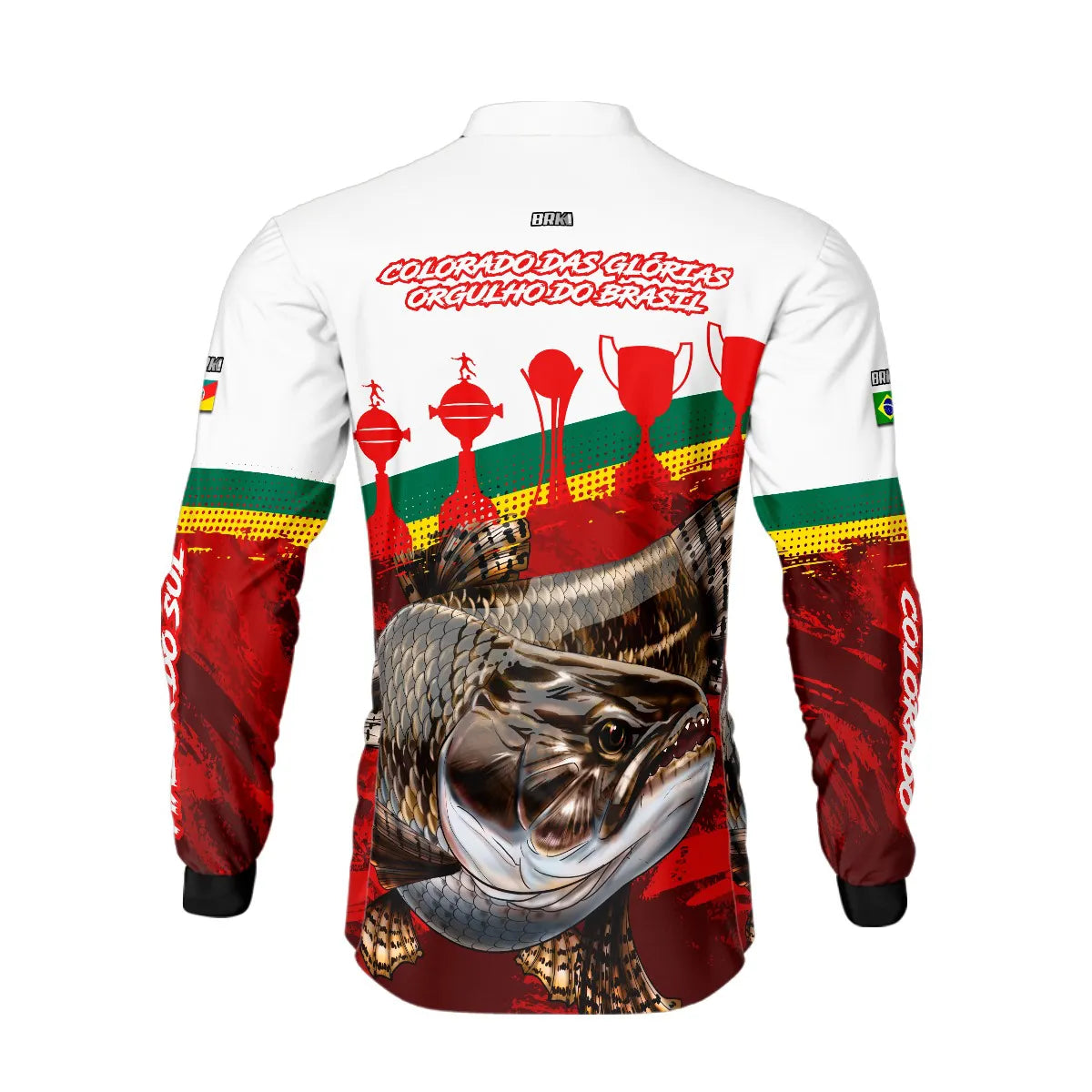 Camisa de Pesca Brk Traíra Futebol 81 com UV50+