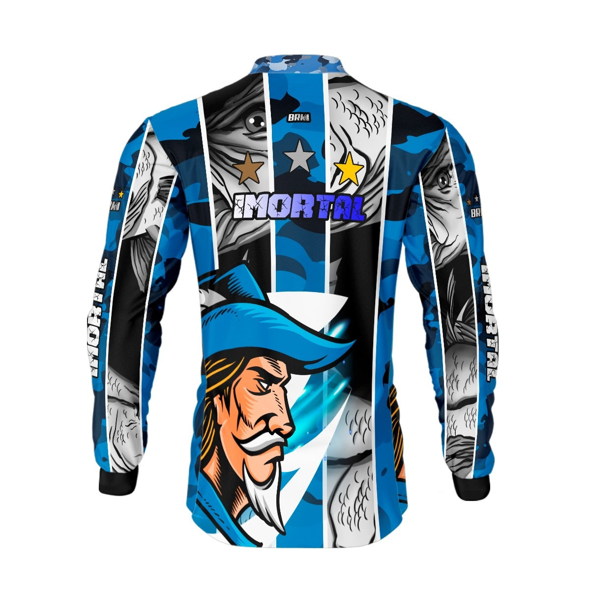 Camisa de Pesca Brk Robalo Futebol 80 com UV50+