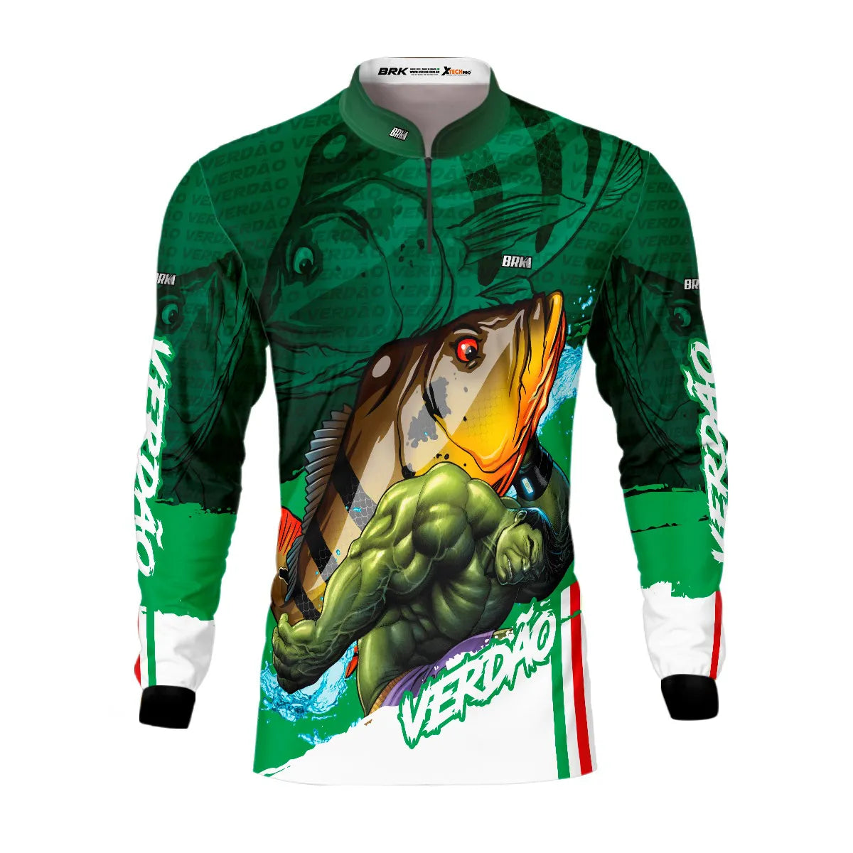 Camisa de Pesca Brk Tucunaré Açu Futebol 79 com UV50+