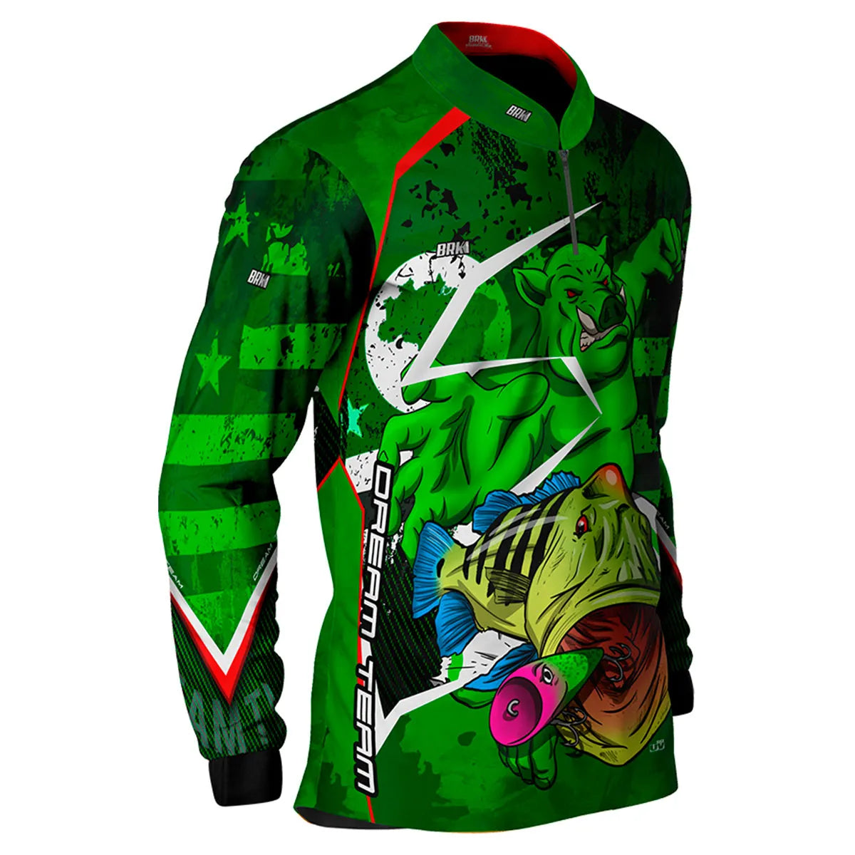 Camisa de Pesca Brk Tucunaré Futebol 70 com UV50+