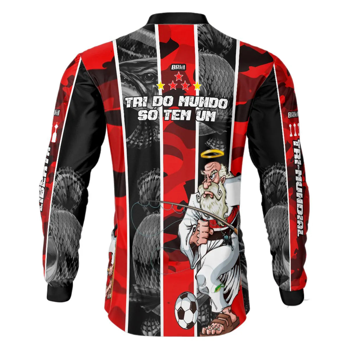 Camisa de Pesca Brk Traíra Futebol 82 com UV50+