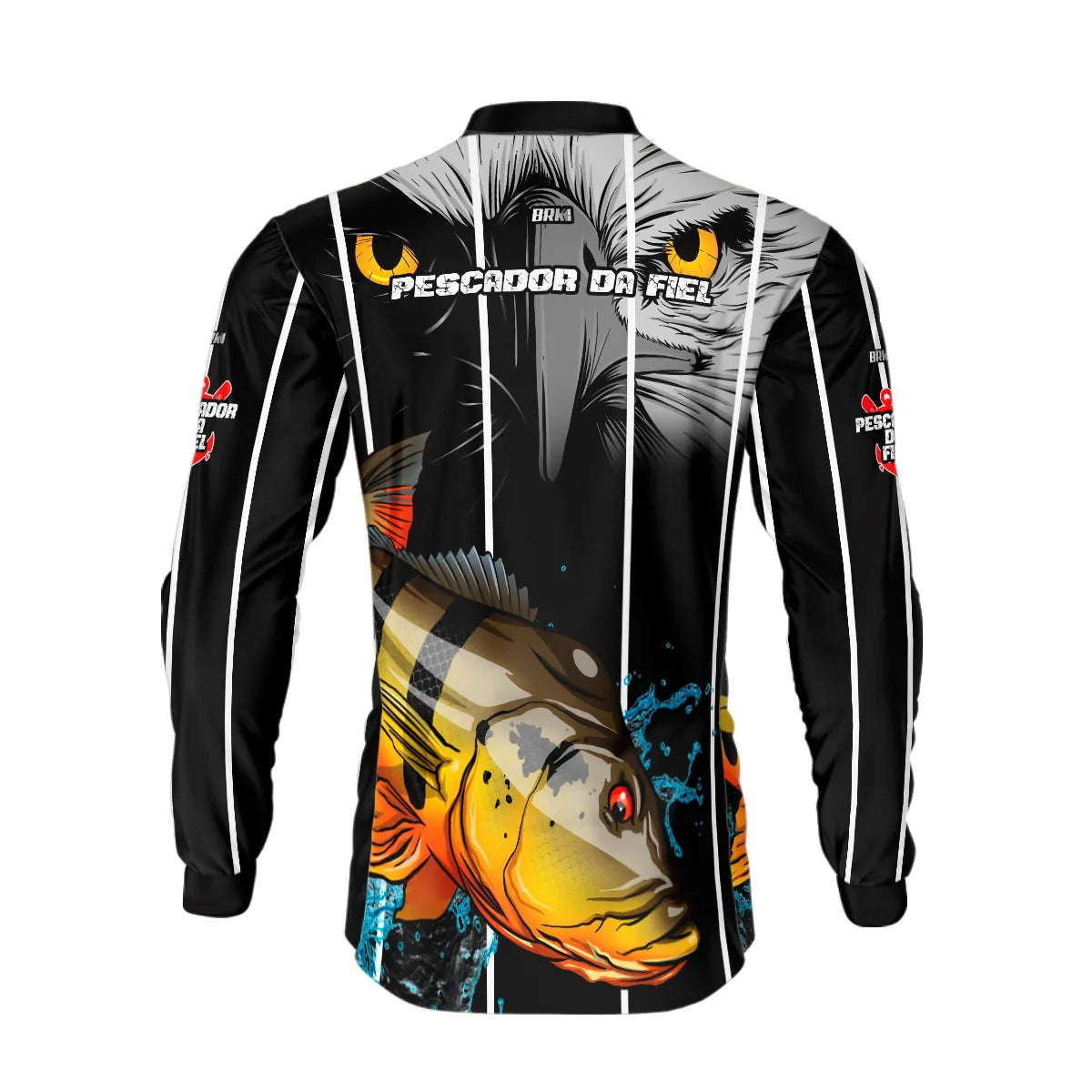 Camisa de Pesca Brk Tucunaré Açu Futebol 84 com UV50+