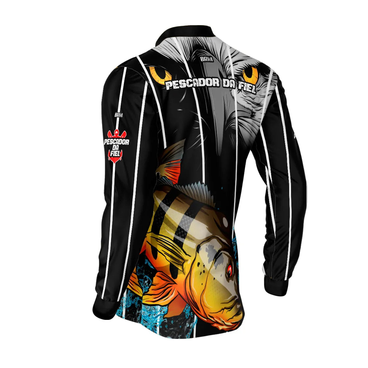 Camisa de Pesca Brk Tucunaré Açu Futebol 84 com UV50+