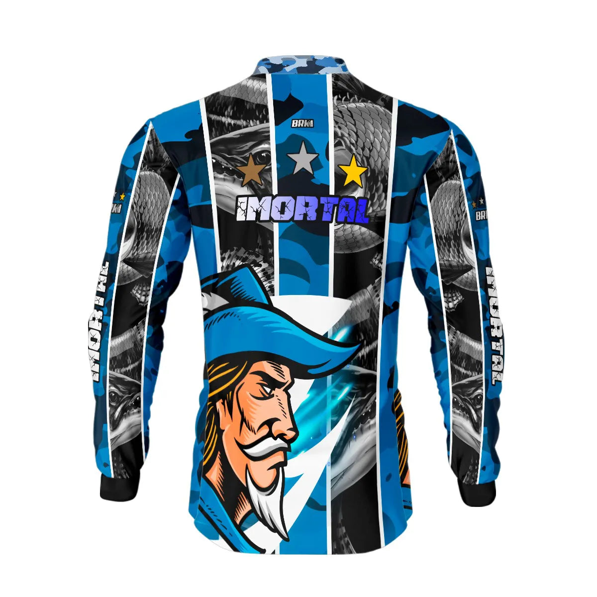 Camisa de Pesca Brk Traíra Futebol 87 com UV50+