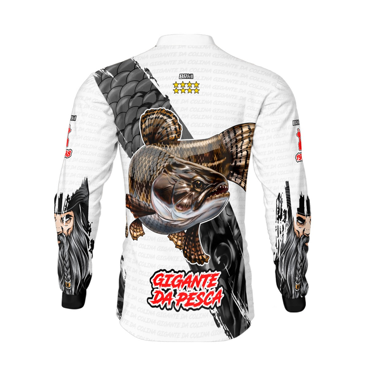 Camisa de Pesca Brk Traíra Futebol 89 com UV50+