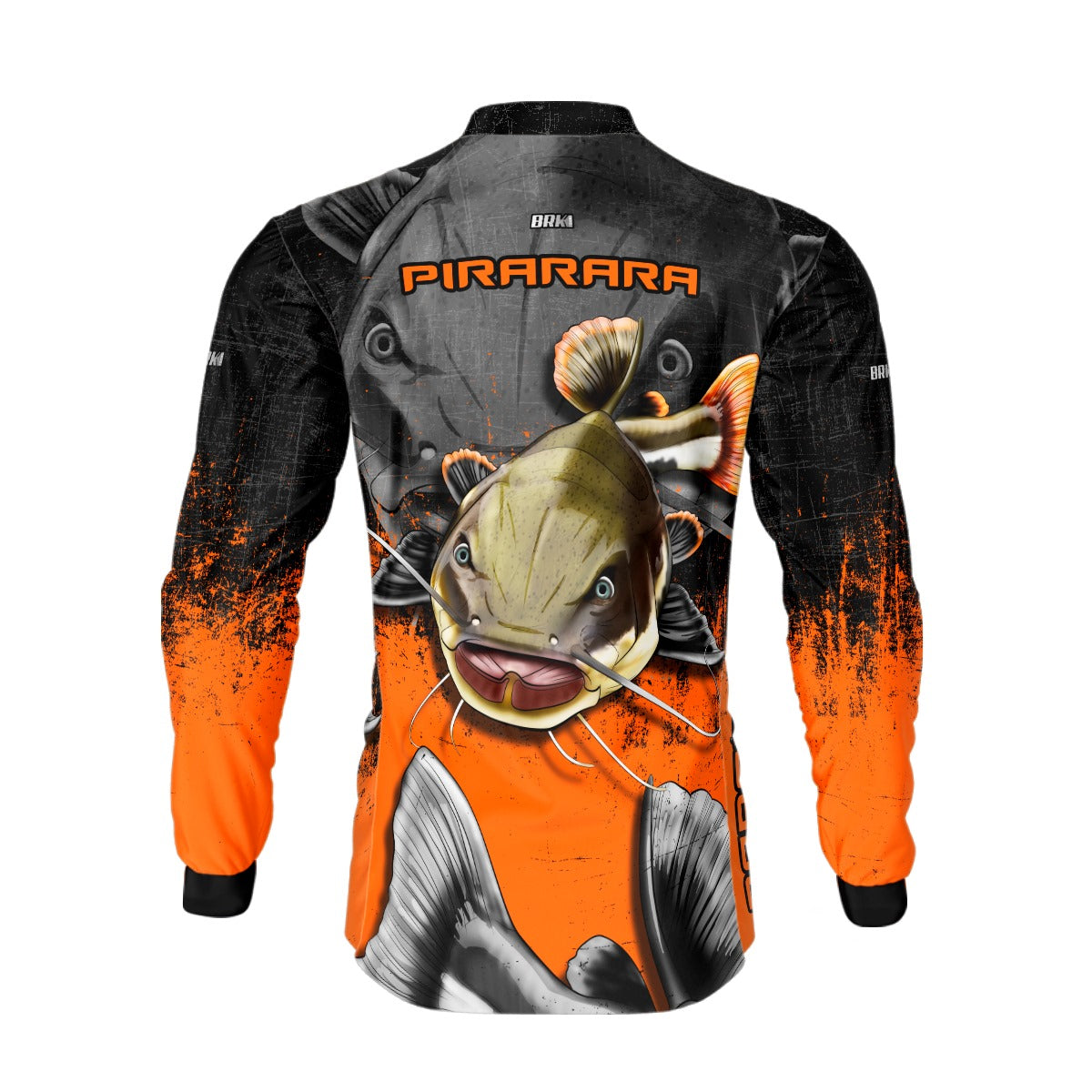 Camisa de Pesca Brk Pirarara Laranja com Proteção UV50+