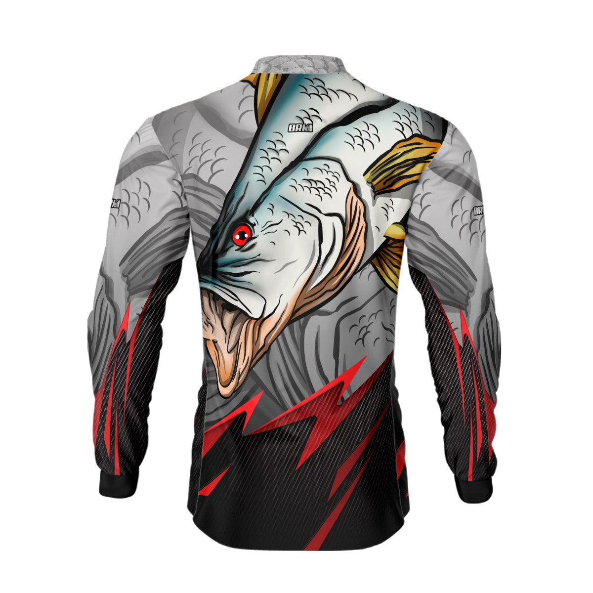 Camisa de Pesca Brk Robalo Cinza com Proteção UV50+