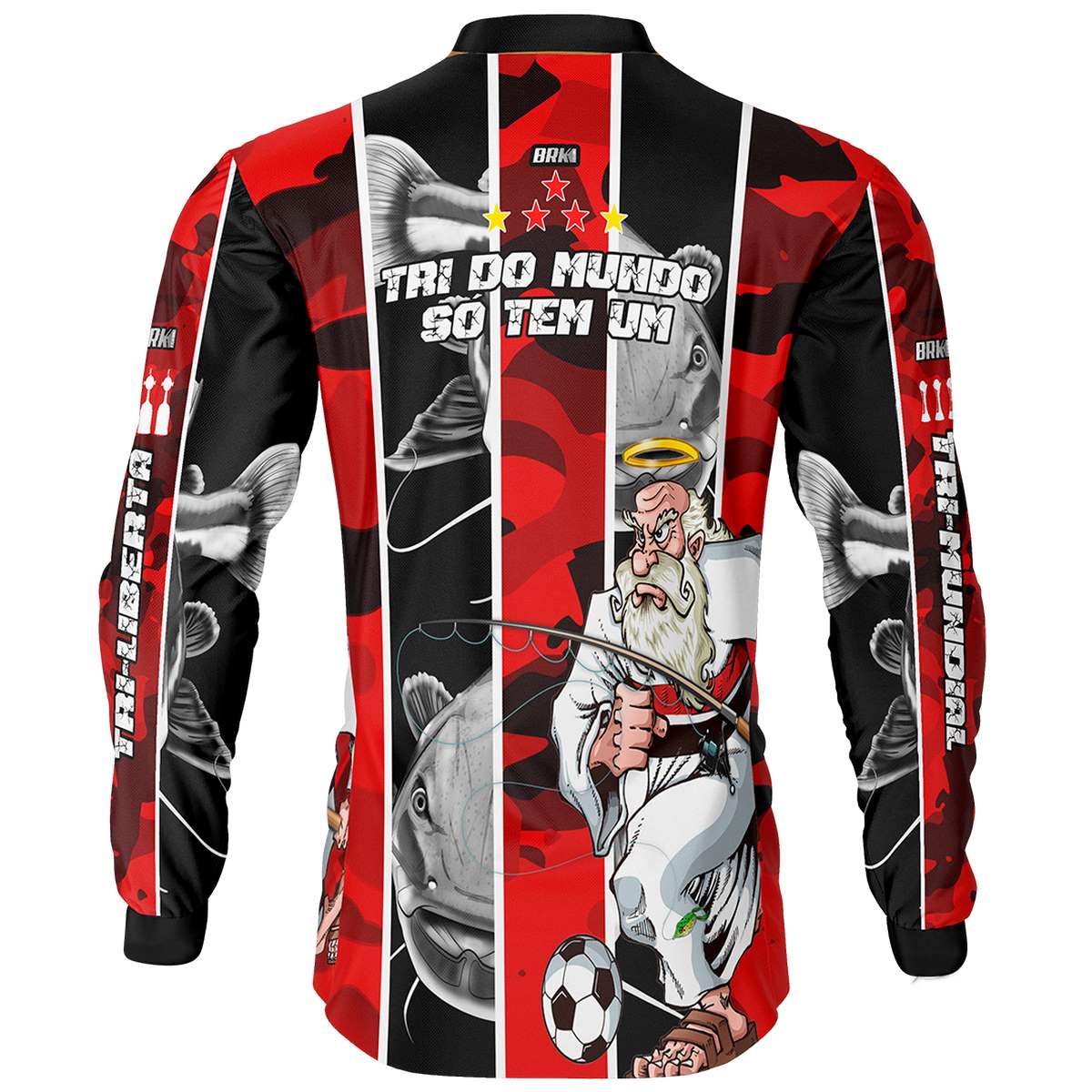 Camisa de Pesca Brk Pirarara Futebol 95 com Proteção Solar UV50+