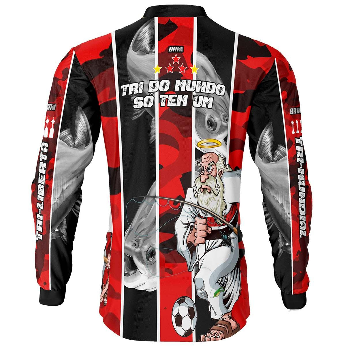 Camisa de Pesca Brk Tambaqui Futebol 94 com Proteção Solar UV50+