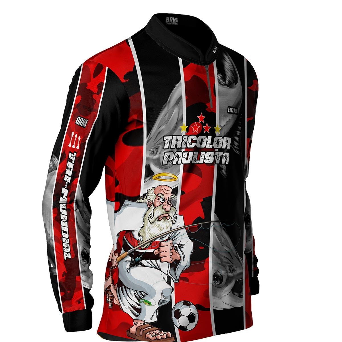 Camisa de Pesca Brk Tambaqui Futebol 94 com Proteção Solar UV50+
