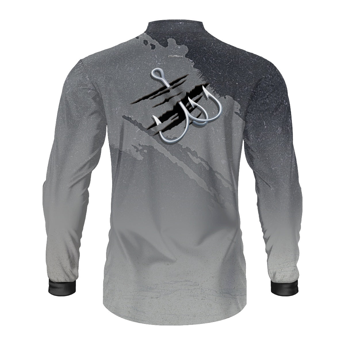 Camisa de Pesca Brk Cinza Grafismo Garateia com Proteção UV50+