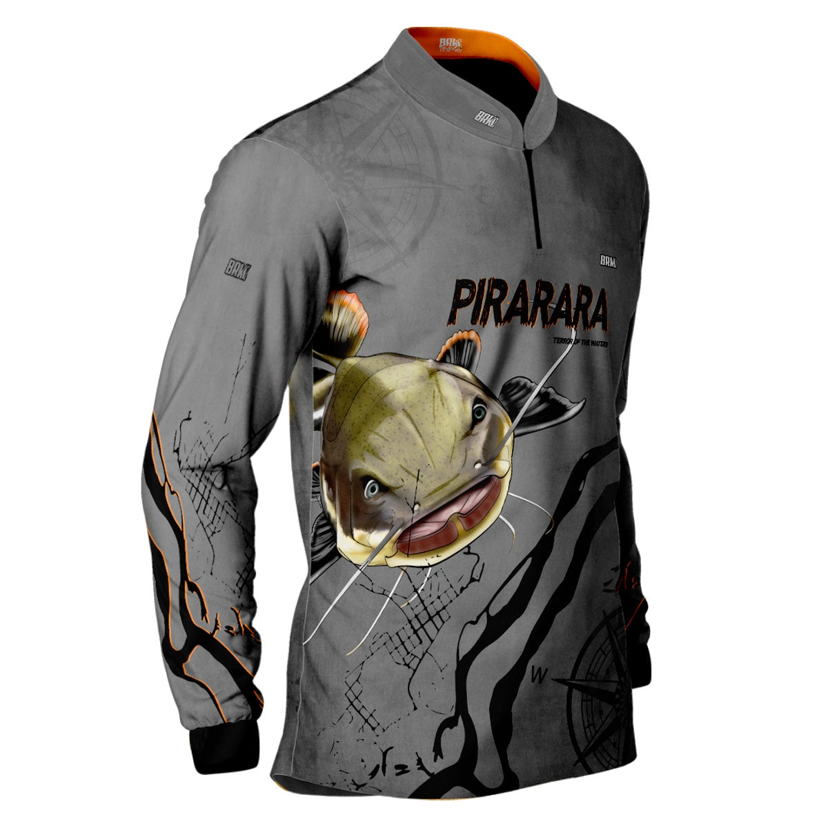 Camisa de Pesca Brk Pirarara Coleção Gigantes do Rio com Proteção Solar UV50+